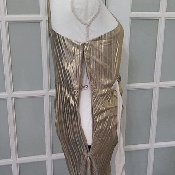 NEW Mark & James Badgley Mischka Metallic Dress - Picture 8 of 16